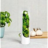 Le Nish Home Taze Tutma Kabı - 2'li Ekonomi Seti - Buzdolabı Organizer, Maydanoz, Dereotu ve Nane Saklama Kabı, Otların &ouml;mr&uuml;n
