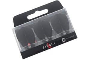 LSTYLE Ailettes de fléchettes : L4 Pro en forme de cerf-volant – pour fléchettes à pointe souple et pointe en acier.