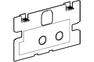 Geberit – Couvercle De Protection, Pour Chasse d'eau encastrée Geberit Delta (241.343.00.1)