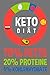 Produktbild Keto Diät 75% Fette 20% Proteine 5% Kohlenhydrate: Heilkost, Hungerkur Notizblock und Tagebuch zum Schreiben in / ca.DIN A5 einzigartiges Tagebuch / ... Seitenblätter / Low Carb, Ketogen