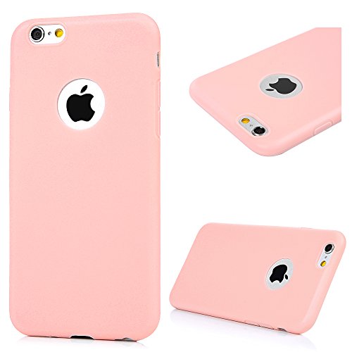iphone 6/6S Plus Hülle Badalink iphone 6/6S PlusSchutzhülle TPU Handyhülle Case Cover Handytasche Anti-Rutsch Kratzfest Handyhülle Case Cover für Iphone 6/6S Plus Matt Rosa