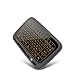 Produktbild Melodycp Klappbare Bluetooth-Tastatur, 2,4 G, Mini-Tastatur, kabellos, Touchscreen, Fernbedienung, komplettes Display, kabellos, ultraflach, Bluetooth