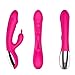 Produktbild Heizung Dual Motor Klitoris Vibrator Vibratoren Für Sie Klitoris Und G-Punkt Mit Stoßfunktion,Dildo Rabbit Stoßvibrator Stossvibrator Mit 10 Vibrationsmodi, Sexspielzeug Für Frauen Und Paare(Rose Rot)