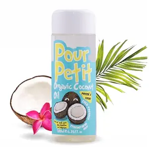 Pour Petits 100% Organic Cold Pressed Coconut Baby Hair Oil 200ml