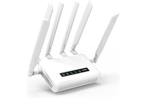 ‎GL.INET GL.iNet GL-X3000 (Spitz AX) 5G Router SIM Karte Wi-Fi 6, Mobiler WLAN Router SIM Karte 5G LTE, AX Dual-SIM Gigacube Netzwerkgeräte, VPN, OpenWrt, Secure Cellular Router for Office, Retail, Events