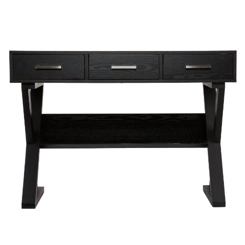 Wood Carlos Desk, Black