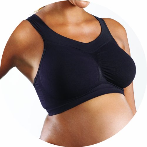 Cantaloop Pregnancy Bra (Extra Large, Black)