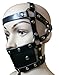 Produktbild Bondage Leder Harness Klappen Mund Ball Knebel mit Nieten