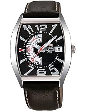 ORIENT Automatik Herrenuhr Day Date Kalender Lederband CFNAA006BH