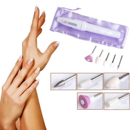 Gleader New Nail Art Electric Manicure Toenail Pedicure Drill File Trim Polish Tools Kit