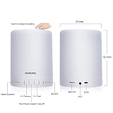 Kainuoa® LED Tischleuchte mit Wireless Bluetooth Lautsprecher Touch Lampe Nachtlicht Dimmbare Bunte Nachtischlampe Dekoleuchte in Farbwechsel für Kinderzimmer Schlafzimmer - 8
