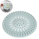 ★ [Cubierta de tapón del fregadero duradera] Hecha de silicona TPR flexible, permite una fácil colocación y fácil limpieza, repelente al agua y fácil de limpiar.