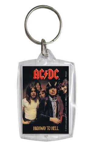 Preisvergleich Produktbild AC / DC Highway - 5 cm Acrylglas Schlüsselanhänger Keyring