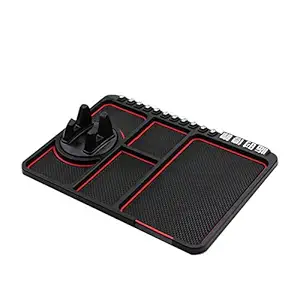 Dbeautify Car Dashboard Mat Anti-Slip Gel, Non-Slip Pad for All Cars Universal, Cell Phone and Phone No. (Black)