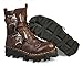Produktbild Mens Brown Echte Leder Militärarmee Stiefel Gotischen Schädel Punk Motorrad Martin Stiefel,8.5MUS
