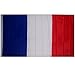 Produktbild TOOGOO(R) Grosse 90x150cm 5 X 3FT Nationale Foerderer Sports Olympiade Flaggen mit Tuelle - Franzoesisch Flagge