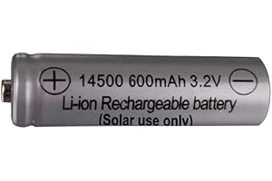 SOLUMINATE Rechargeable 3.2v AA Lithium-Ion Battery for use in Solar Lights