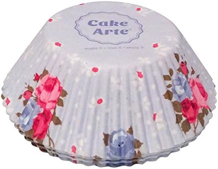 Cake Arte Standard Cake Cases (75 Pieces Rose Standard cupcake wrappers for CakeMuffin Cupcake Fairy Baking Moulds Rose Paper Cases)