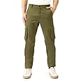The Pant Project Six Pocket Cotton Lycra Stylish Cargo Pant for Men | Regular Slim Fit | Tactical Techwear Stretchable Cargos with 6 Pockets | Mens Street Wear Casual Trouser Pants