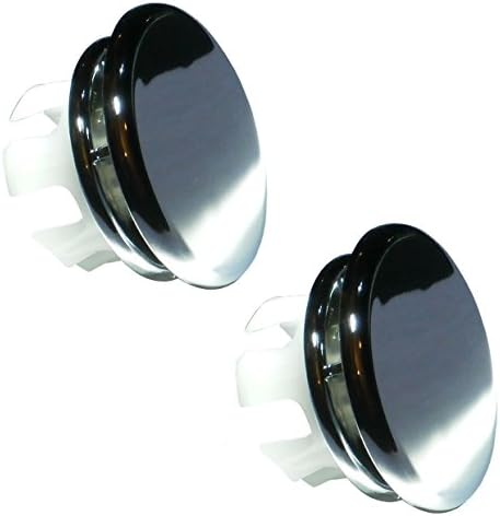 2x NEW STOCK Superb quality TROVE HOUSE BRAND Bathroom Basin/Sink Overflow Cover Paris Insert in Chrome Colour (12 designs available)