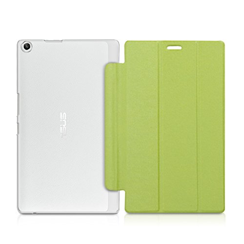 kwmobile Hülle für Asus ZenPad 8.0 (Z380KL / Z380C / Z380M) – Smart Cover Case Tablet Schutzhülle Kunstleder – Ultra Slim Tabletcase Grün Transparent - 9