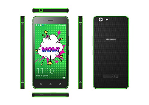 Hisense C30 ROCK Lite Dual SIM 4G 16GB Black, Green - Smartphones (12.7 cm (5