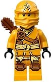 LEGO Ninjago Minifigure - Skylor Female Orange - Gold Ninja with Crossbow and Quiver (70746) - LEGO