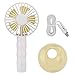 Produktbild Acouto Handelektrischer USB-Ventilator-Mini-tragbarer Außenventilator Mini-Handventilator Faltbarer tragbarer leiser elektrischer Lüfter mit USB-Akku betrieben(White)