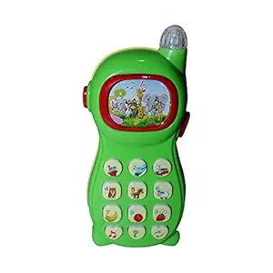 Prime Pretend Play Cell Phones for Kids Toddlers Mobile Phone Toy with Music and Light for Kids Boys and Girls for Gifting Pack of 1