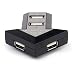 Generic Micro USB OTG USB 2.0 HUB 4-Port for Smart Phone &Computer - Black RS.345.00