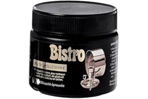 Pâte à polir Bistro - Policuivre PM professionnelle La Brunoise, Pâte à polir pour métal, Rouge, Métal, 0,15 Lt