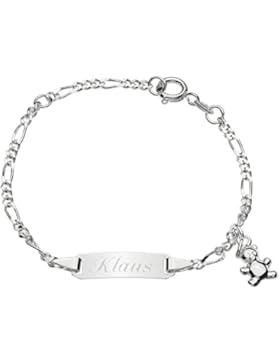 Schmuck-Pur Echt Silber Kinder-ID-Armband Babyarmband