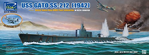 Preisvergleich Produktbild Riich Models RS20001 - Modellbausatz USS Gato SS-212 Fleet Submarine 1942