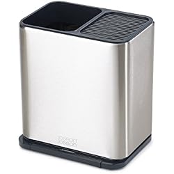 Joseph Joseph - Surface - Pot à Ustensile et Bloc Couteau - Acier Inoxydable