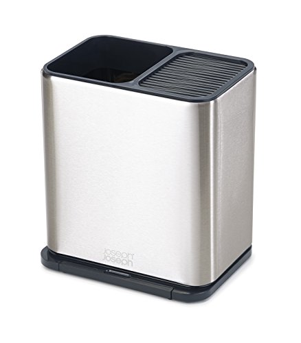 Joseph Joseph - Surface - Pot à Ustensile et Bloc Couteau - Acier Inoxydable