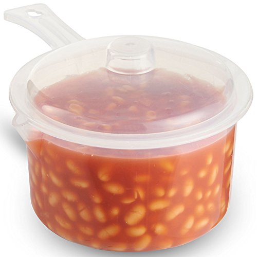 VonShef Casserole Plastique pour Micro-Ondes avec Couvercle - 600 ML