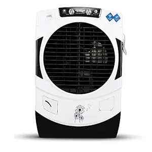 Maharaja Whiteline Bravo Hybridcool Desert Air Cooler with 65 Litre Large Tank Capacity, 165W (White & Black), CO-155