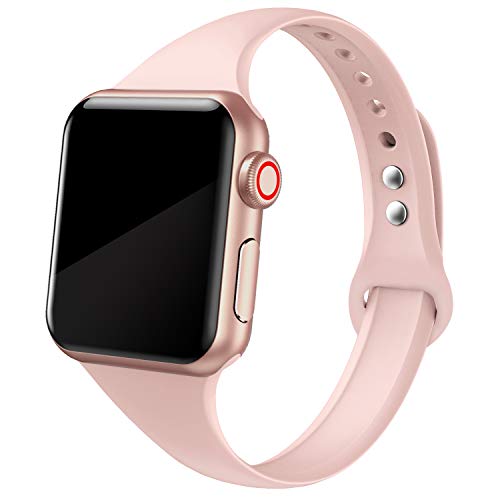 NetBoat Compatible Cinturino per Apple Watch Cinturino 40mm 38mm, Cinturino Morbido di Ricambio in Silicone per iWatch Series 4/3/2/1/5
