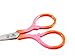 ARSUK Multi Purpose Embroidery Cross Stitch Small Fancy Pink & Orange Scissor Shape Needlework Scissors 10.5 cm Steel for Sewing Tailoring Home Craft Tools Premium Grade Stork Embroidery Scissors