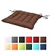 Produktbild Beautissu Stuhlkissen Lea 40x40x5 cm Sitzkissen für Stühle im Indoor & Outdoor-Bereich mit dicker Polsterung Braun