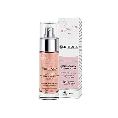 Centifolia Éclat de Rose Hydratation Sérum Booster d'Hydratation 30ml Bio pour Peau Normale, Peau Sèche