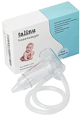 TALINU aspirateur de sécrétions nasales | avec 2 ans de garantie de satisfaction | mouche-bébé manuel, aspirateur nasal, aspirateur nasal pour bébés