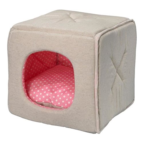 euopet Bernina Internacional Cama Quby Dottie D y D, 30 x 30 x 30 cm, Color Rosa