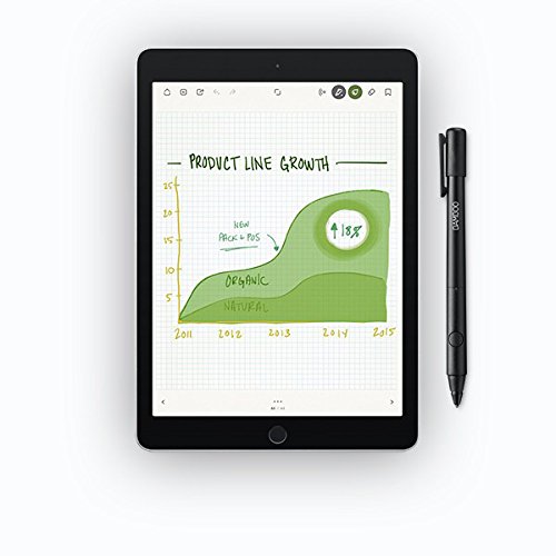 Wacom Bamboo Stylus Fineline 2 Präzisions-Eingabestift (1,9mm dünner Spitze für iPad mini, iPad 3, iPad Air und neuere Geräte) blau - 3