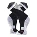 Produktbild MISS&YG Herbst-Kurzrohr-Sportsocken dicken Boden rutschfesten Fußball-Socken Männer Sportsocken,Black/White,OneSize