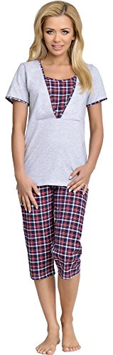 Be Mammy Maternity Pyjama Set Urlike (Melange, S)