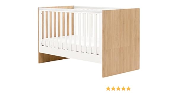 nested sorrento cot bed white