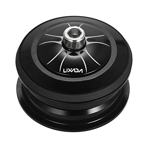 Lixada Bicycle Headset CNC Roulements à Cartouche Scellés sans Fil Conique 1-1/8'