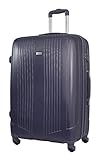 Valise Grande Taille 75cm - ALISTAIR Airo - ABS Ultra légère et résistante - Marque française - Garantie 2 Ans - SAV en France- Black Grey