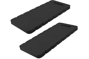 BNGXR 2X Almohadilla para Rodillas, Rodilleras para el jardín, EVA Cojín para Rodillas, Colchoneta para Jardín, Trabajo, Yoga, Baño de Bebé, Hacer Ejercicio y Practicar Yoga, 41 x 19 x 2 cm Negro